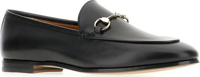 Gucci Gucci Jordaan Leather Loafers - Image 2