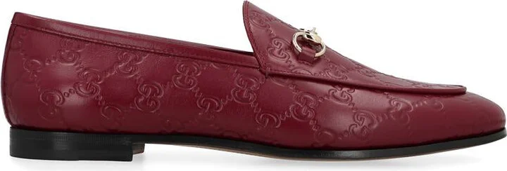 Gucci Gucci Jordaan Leather Loafers