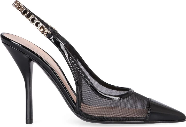 Gucci Gucci Signoria Pointy-Toe Slingbacks - Image 2