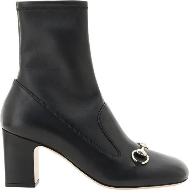 Gucci Horsebit Ankle Boots