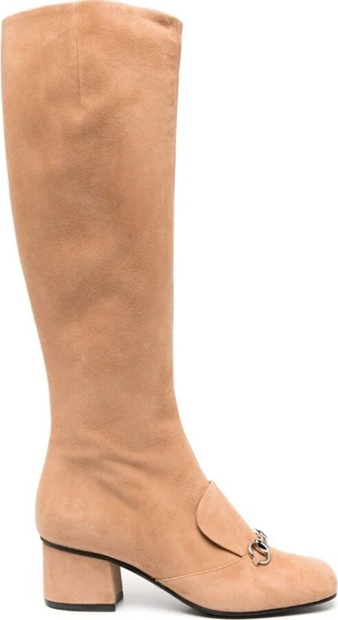 Gucci Horsebit Detail Knee Length Boots