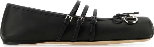Gucci Horsebit Detailed Ballet Flat