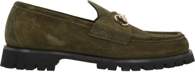 Gucci Horsebit Detailed Slip-On Loafers