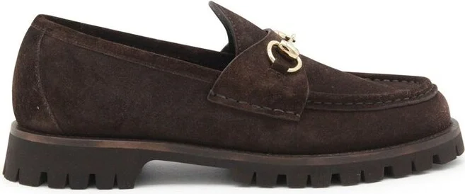 Gucci Horsebit Detailed Slip-On Loafers