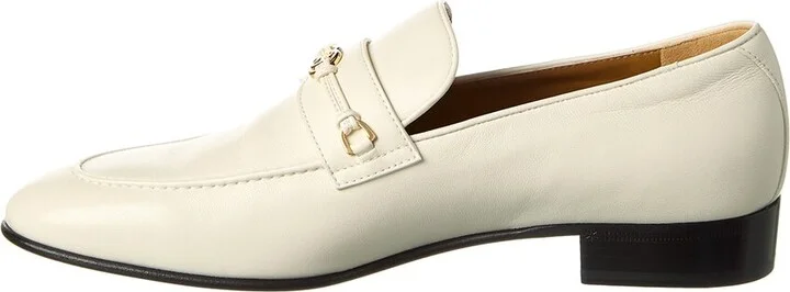 Gucci Horsebit Interlocking G Leather Loafer - Image 2