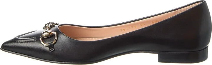 Gucci Horsebit Leather Ballerina Flat - Image 2