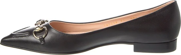 Gucci Horsebit Leather Ballerina Flat - Image 2
