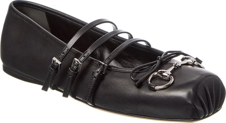 Gucci Horsebit Leather Flat
