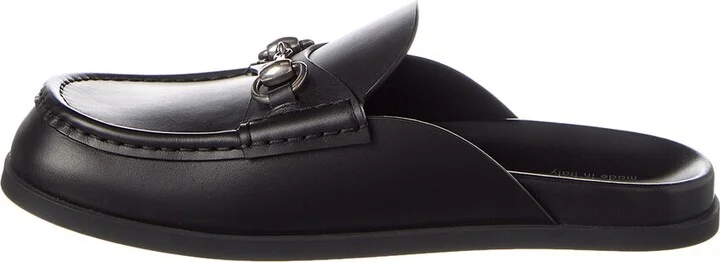 Gucci Horsebit Leather Mule - Image 2