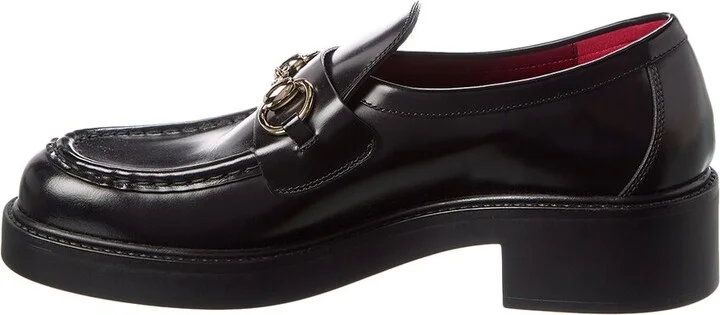 Gucci Horsebit Leather Platform Loafer - Image 2