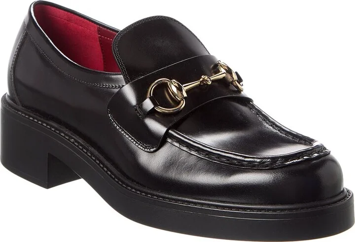 Gucci Horsebit Leather Platform Loafer