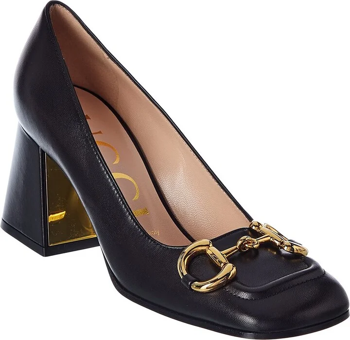 Gucci Horsebit Leather Pump
