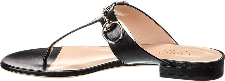 Gucci Horsebit Leather Sandal - Image 2
