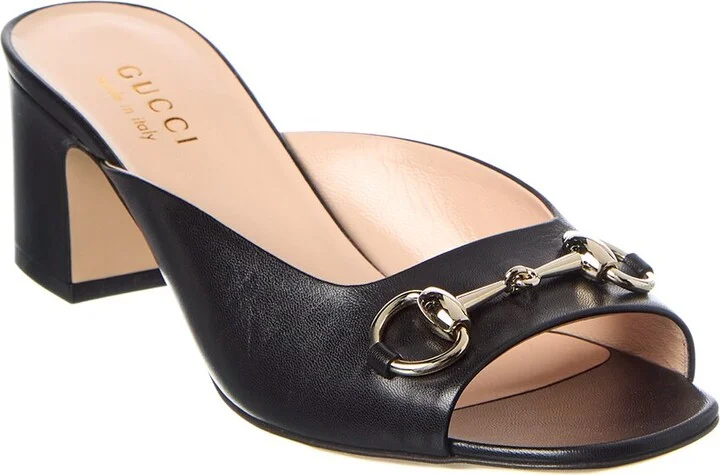Gucci Horsebit Leather Sandal
