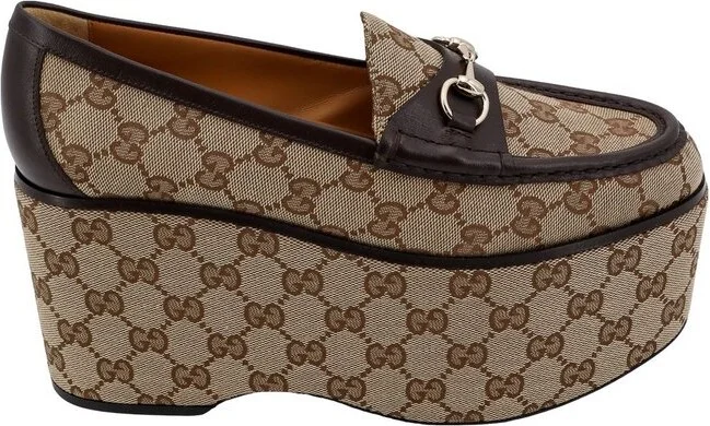 Gucci Horsebit Platform Loafers