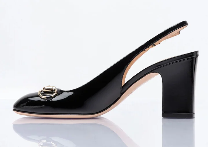 Gucci Horsebit Pumps - Woman Heels Black Eu - 38 - Image 4