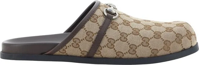 Gucci Horsebit Round-Toe Mules