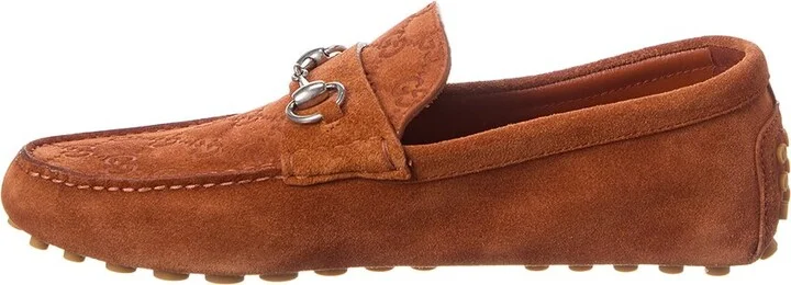 Gucci Horsebit Suede Loafer - Image 2