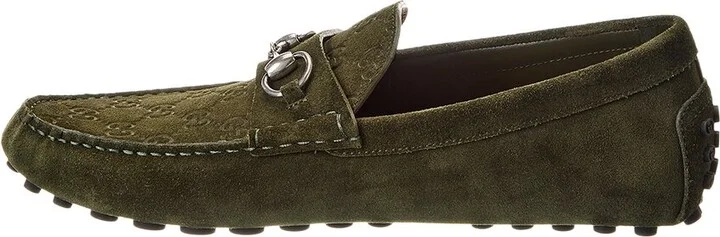 Gucci Horsebit Suede Loafer - Image 2