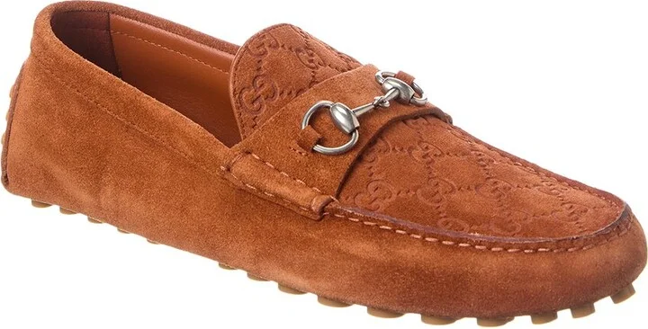 Gucci Horsebit Suede Loafer
