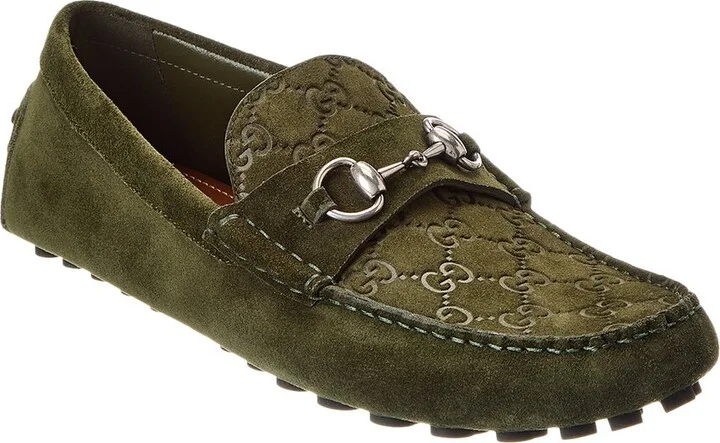 Gucci Horsebit Suede Loafer