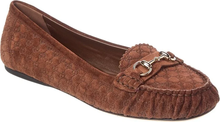 Gucci Horsebit Suede Loafer