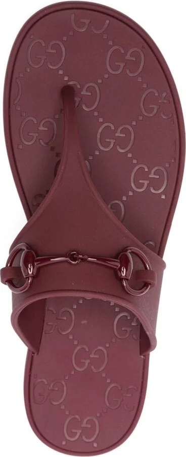 Gucci Horsebit Thong Sandals - Image 2