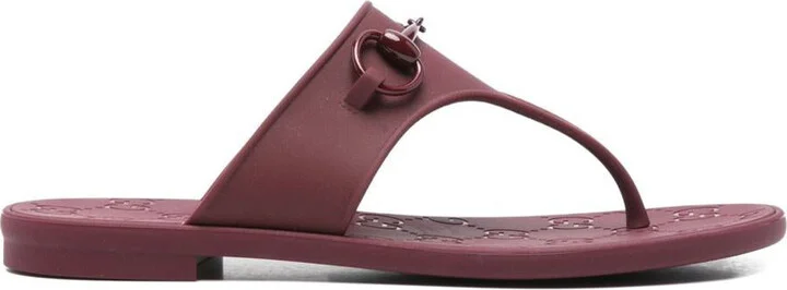 Gucci Horsebit Thong Sandals