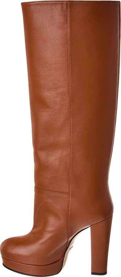 Gucci Interlocking G Leather Boot - Image 2