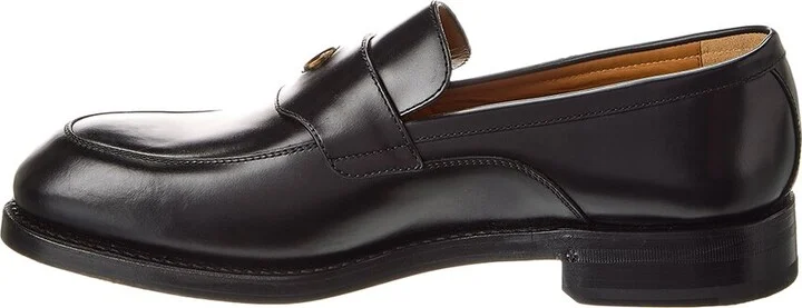 Gucci Interlocking G Leather Loafer - Image 2