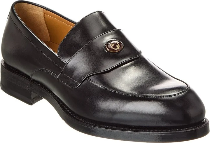 Gucci Interlocking G Leather Loafer