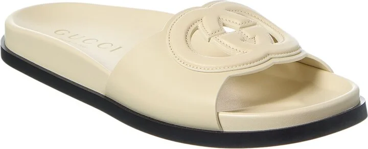 Gucci Interlocking G Leather Sandal