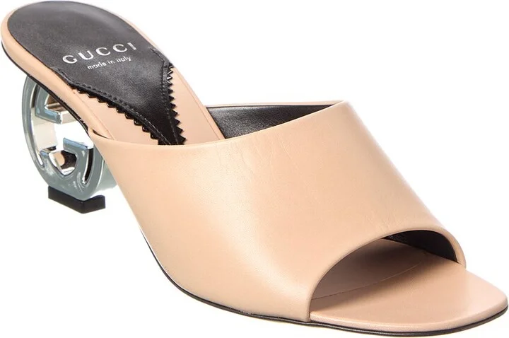 Gucci Interlocking G Leather Sandal