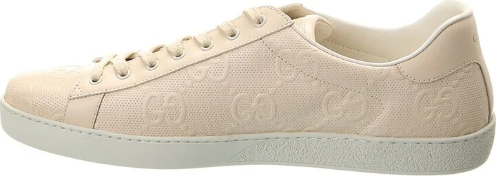 Gucci Interlocking G Leather Sneaker - Image 2