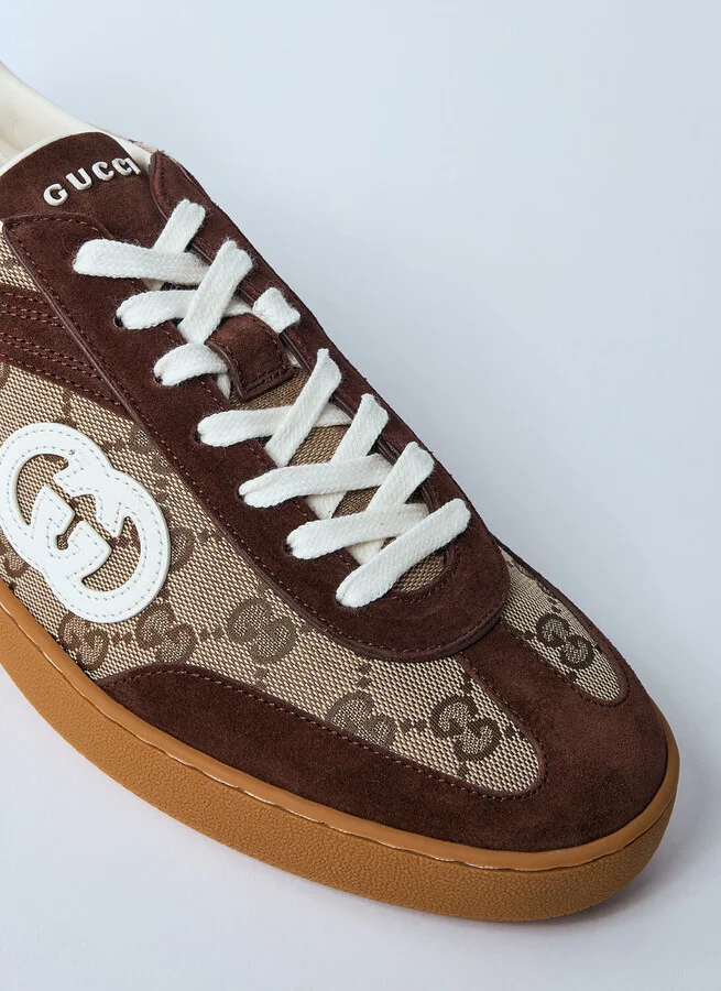 Gucci Interlocking G Sneakers - Man Sneakers Brown Uk - 11 - Image 3