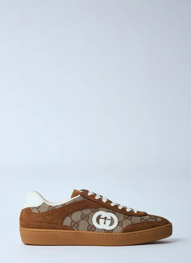 Gucci Interlocking G Sneakers - Woman Sneakers Beige Eu - 40