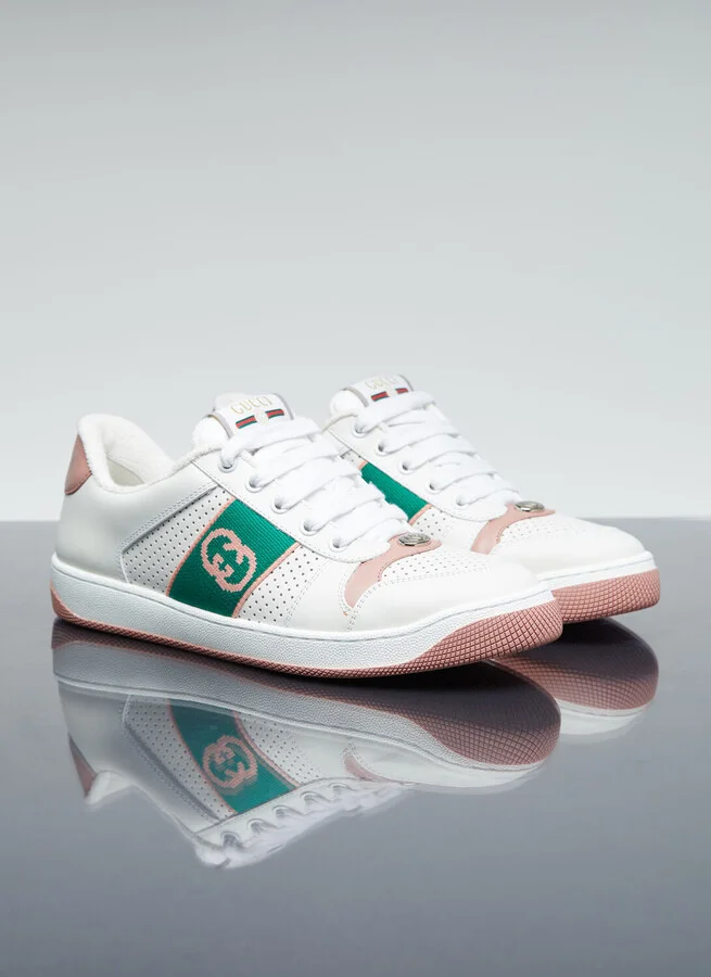 Gucci Interlocking G Sneakers - Woman Sneakers White Eu - 39 - Image 3