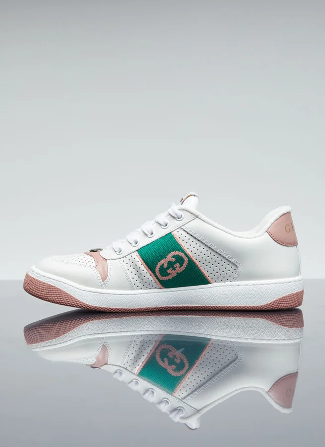 Gucci Interlocking G Sneakers - Woman Sneakers White Eu - 39 - Image 4