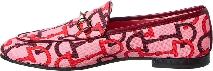 Gucci Jordaan Canvas Loafer - Image 2