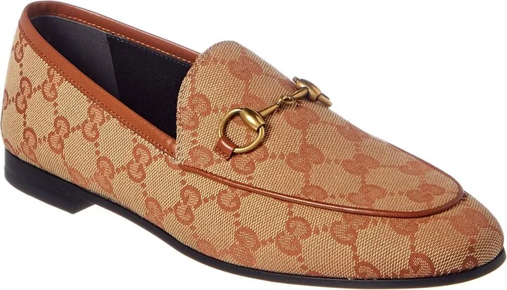 Gucci Jordaan Gg Canvas Loafer