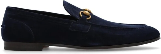 Gucci Jordaan Horsebit Detail Slip-On Loafers