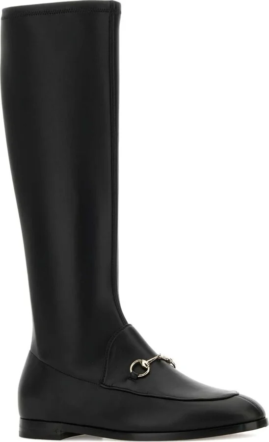 Gucci Jordaan Leather Boots - Image 2
