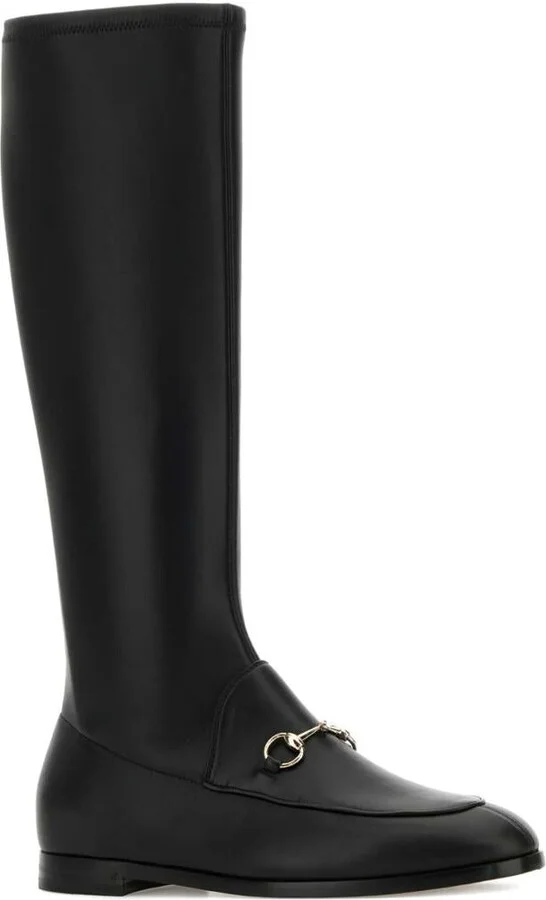 Gucci Jordaan Leather Boots - Image 2