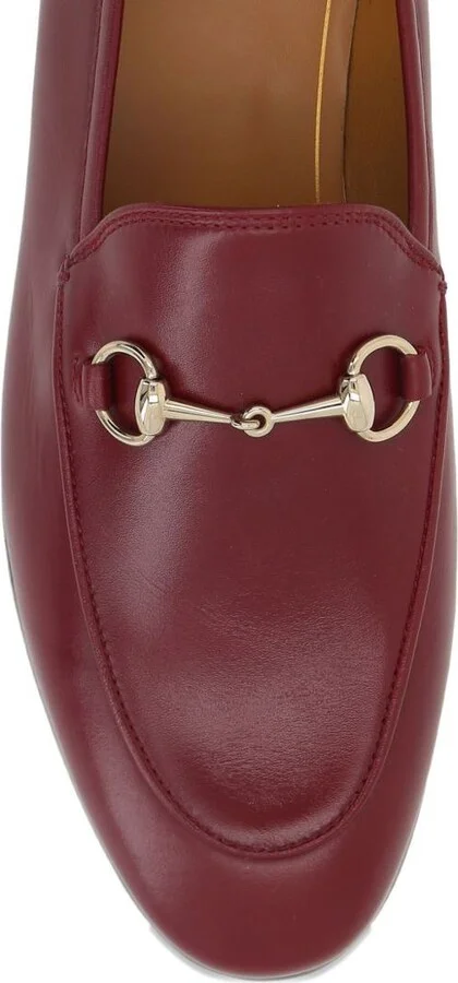 Gucci Jordaan Leather Loafers - Image 2