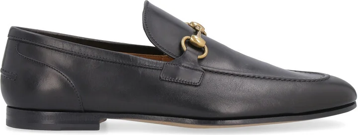 Gucci Jordaan Leather Loafers With Horsebit - Image 5