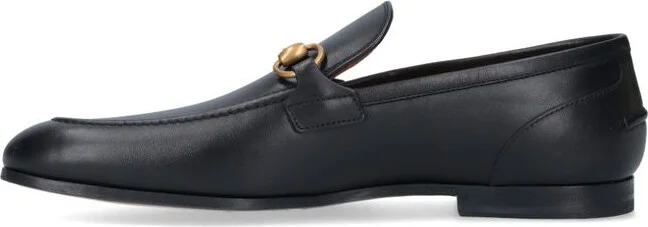 Gucci Jordaan Leather Loafers With Horsebit - Image 8