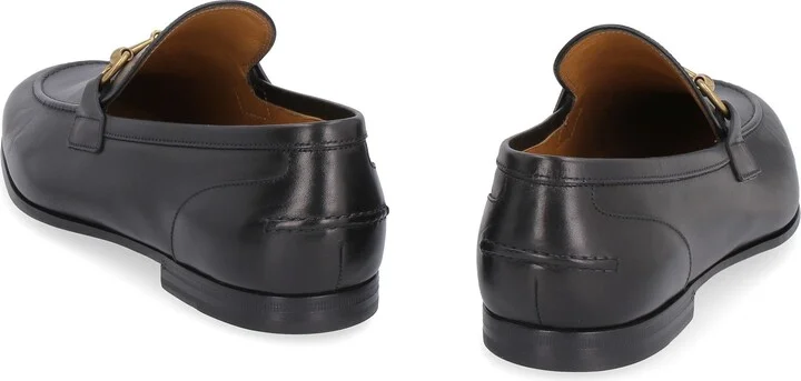 Gucci Jordaan Leather Loafers With Horsebit - Image 9