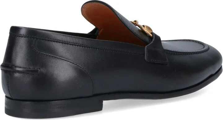 Gucci Jordaan Leather Loafers With Horsebit - Image 10