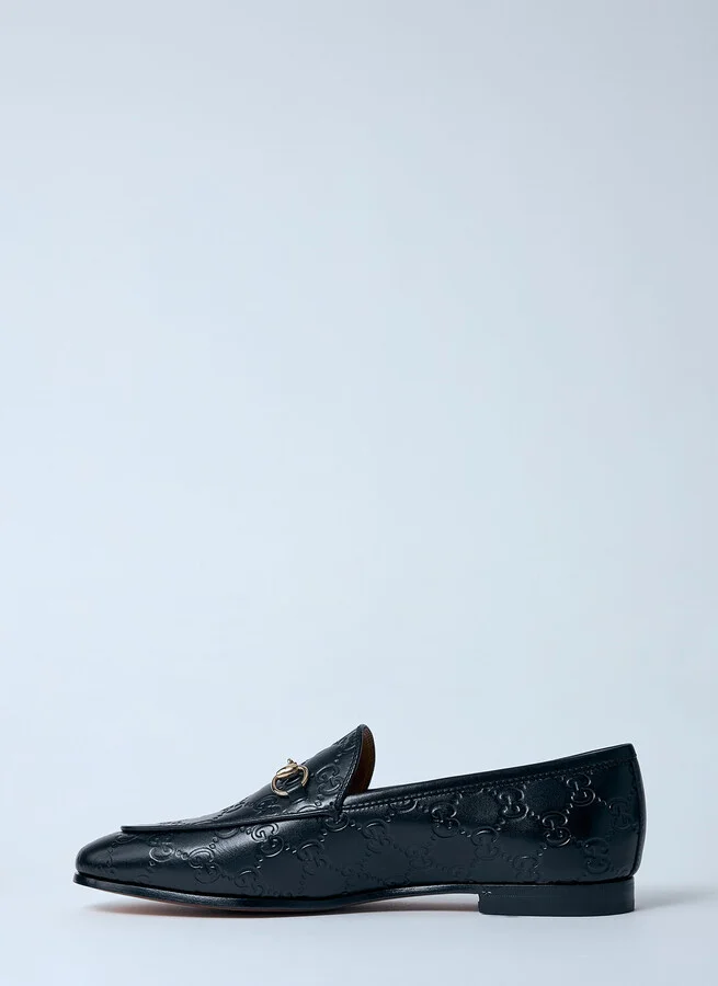 Gucci Jordaan Loafers - Woman Loafers Black Eu - 37 - Image 4