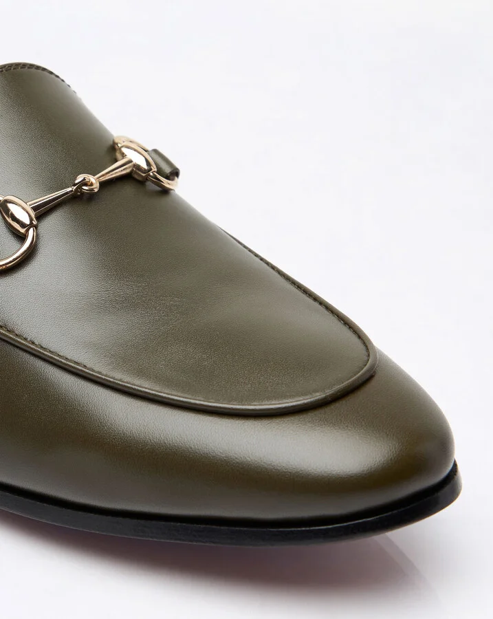 Gucci Jordaan Loafers - Woman Loafers Green Eu - 36 - Image 2